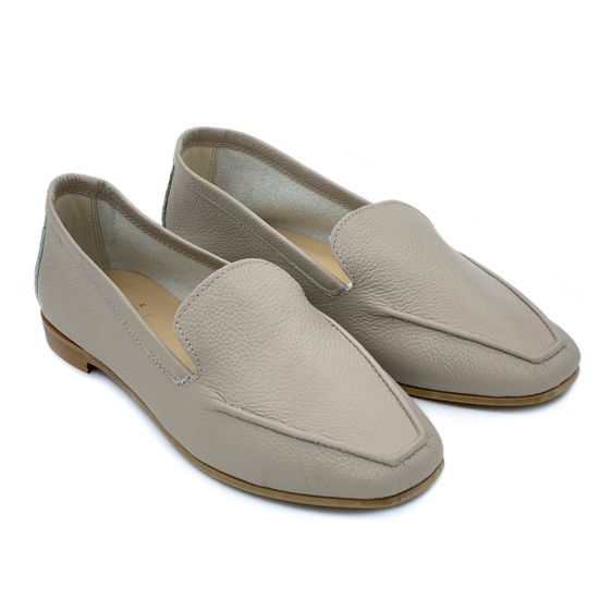 Мокасины Cover бежевые кожаные - фото 7, 738-88 COV