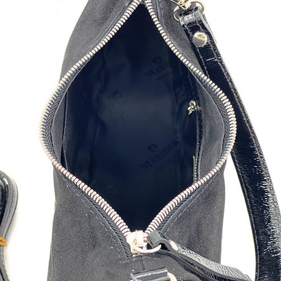 Сумочка Marina Creazioni черная замшевая с лазерной обработкой - фото 6, 