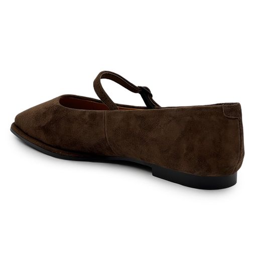 Балетки женские TUFFONI замшевые коричневые - фото 3, 1125005VL TUF