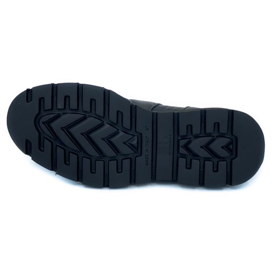 Ботинки Giampieronicola черные кожаные МЕХ - фото 4, E41113 GPN