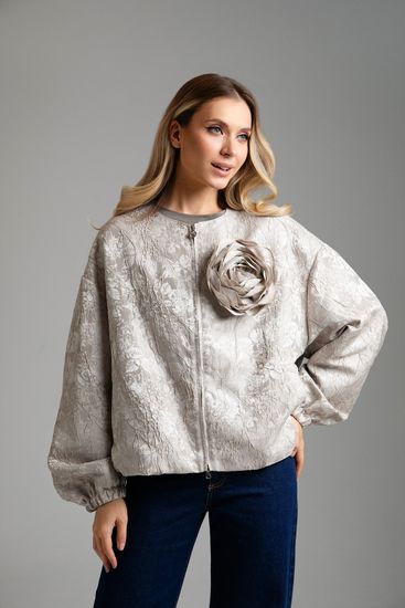 Бомбер Tuffoni серый - фото 1,