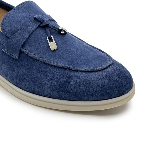 Лоферы CV COVER синие замшевые - фото 6, 15005-3 COV BLU