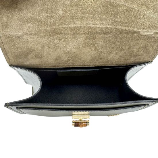 Сумка NILA&amp;NILA зеленая кожаная - фото 5, BNN7041 NIL VERDE