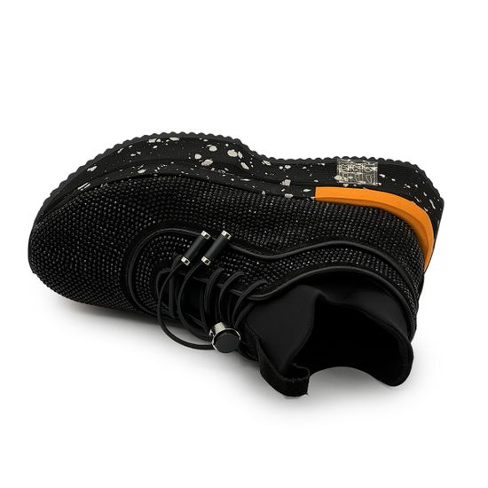 Кроссовки NILA&amp;NILA черные замшевые на меху - фото 5, NO6467M NIL NERO