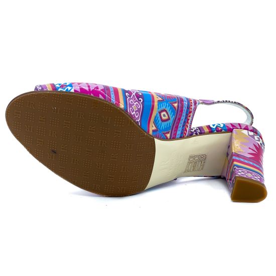 Босоножки Ilasio Renzoni мультиколор из лакированной кожи - фото 4, 