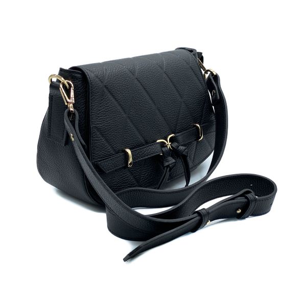 Сумочка Ripani черная кожаная - фото 3, 3823OR RP NERO