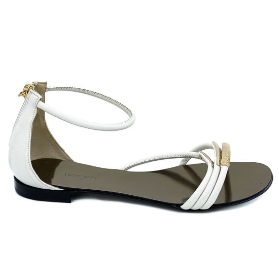 Босоножки Renzi кожаные белые - фото 1, 