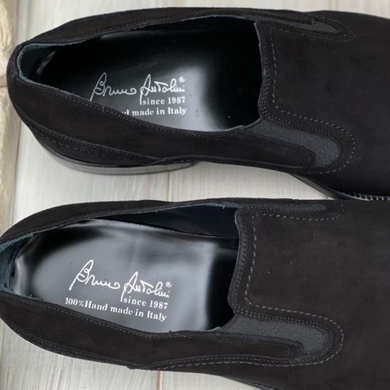 Туфли Bruno Antolini черные замшевые - фото 13, 