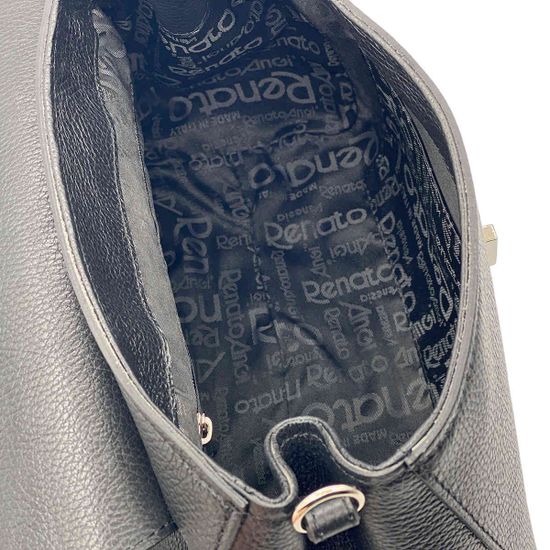 Сумка Renato Angi черная кожаная - фото 6, 2856501 RA NERO