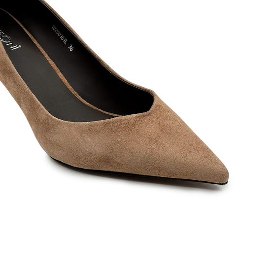 Туфли TUFFONI бежевые замшевые - фото 6, 1026016VL TUF BEIGE