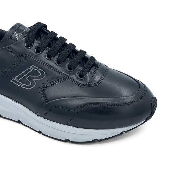 Кроссовки Bruno Antolini черные кожаные демисезонные - фото 6, 98302 BA NERO