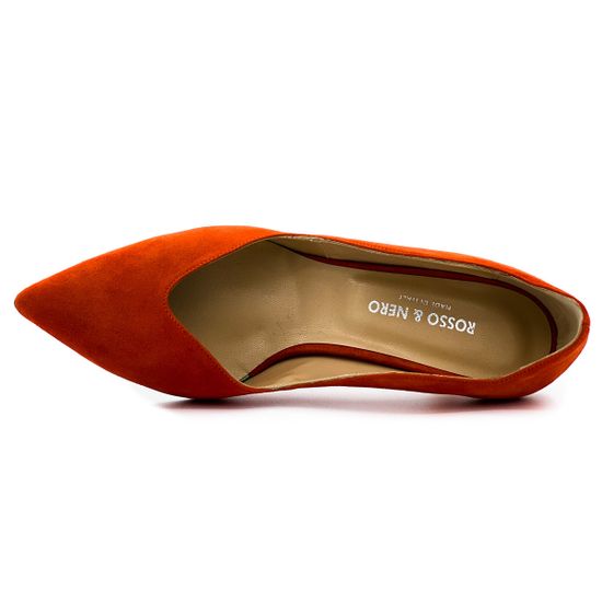 Туфли Rosso Nero красная замша - фото 5, 4506 RN SALMONE