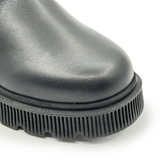 Ботинки челси CV COVER черные кожаные на байке - фото 6, 365635-1 COV