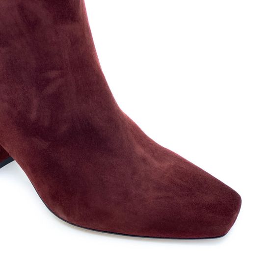 Ботильоны Tiffi темно-бордовые замшевые демисезонные - фото 6, Q539/70F TI MORO