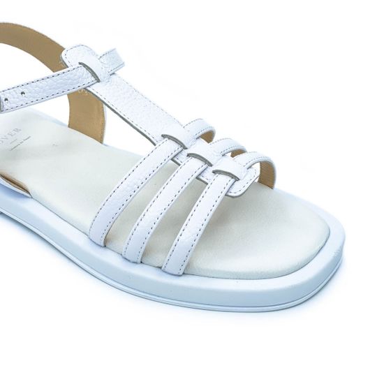 Босоножки Cover белые кожаные - фото 6, 139-10 COV