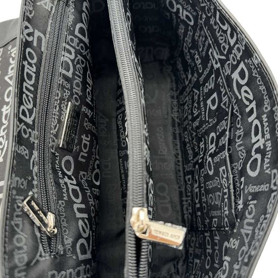 Сумка Renato Angi черная кожаная - фото 5, 3203411 RA NERO