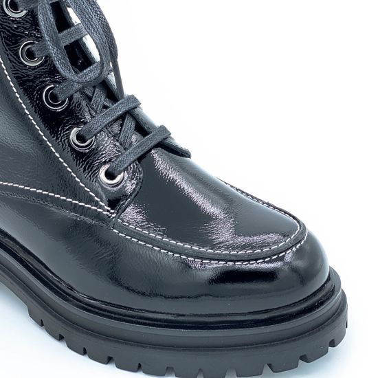 Ботинки Cover черные наплак Байка - фото 6, 