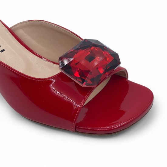 Мюли Tiffi лакированные красные - фото 6, Q14/50L TI ROSSO