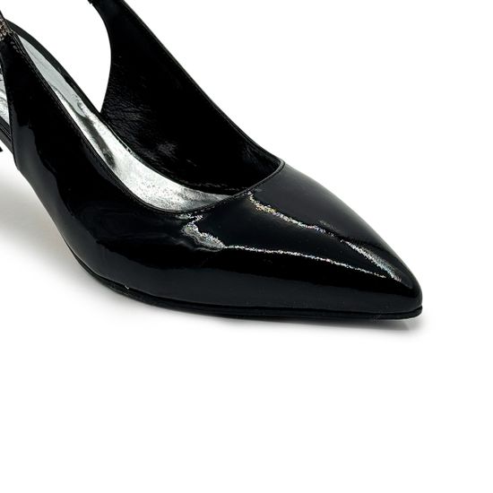 Туфли летние Ilasio Renzoni черные лакированные - фото 6, 8507 IR NERO