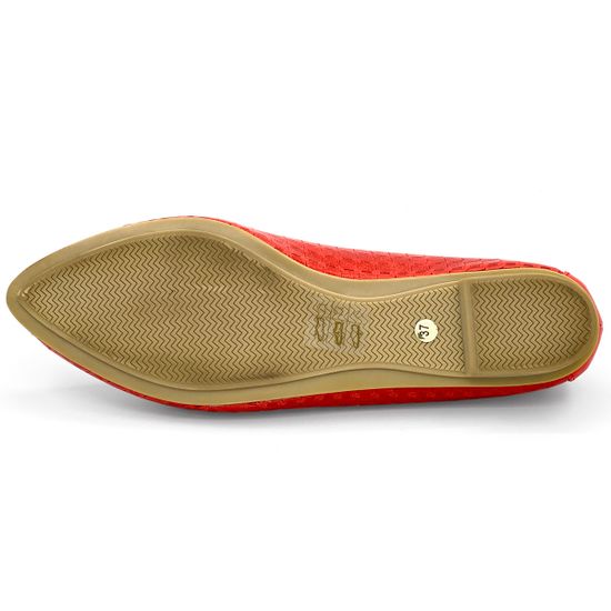 Балетки Zamagni коралловые кожаные - фото 4, 