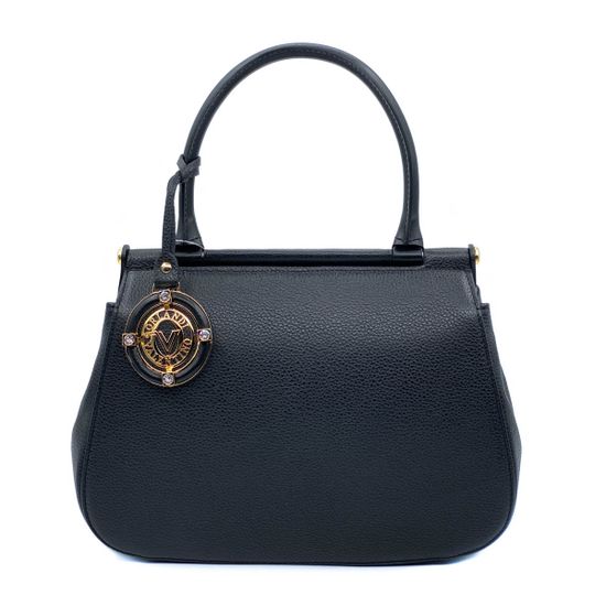 Сумка Valentino Orlandi черная кожаная - фото 3, 26021 VO NERO