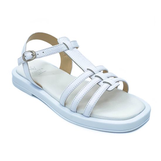 Босоножки Cover белые кожаные - фото 2, 139-10 COV
