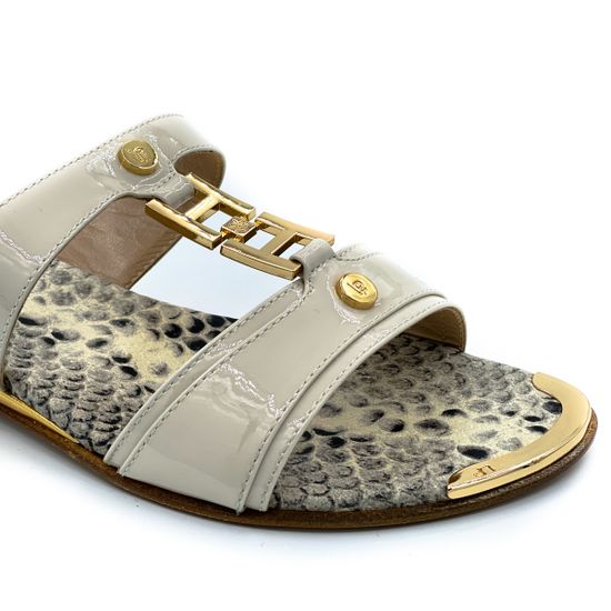 Сабо Loretta Pettinari бежевые - фото 6, 