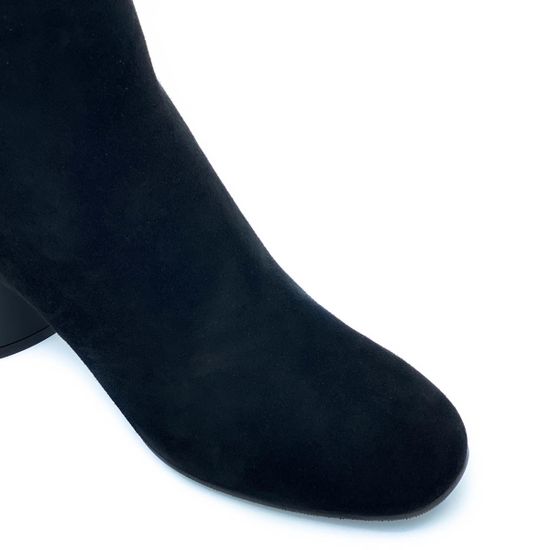 Ботильоны Cover черные замшевые Байка - фото 6, 4491143-1 COV