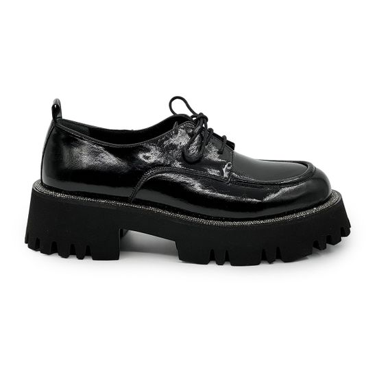 Полуботинки LAB MILANO наплак черный демисезонные - фото 1, 3124 LAB NERO