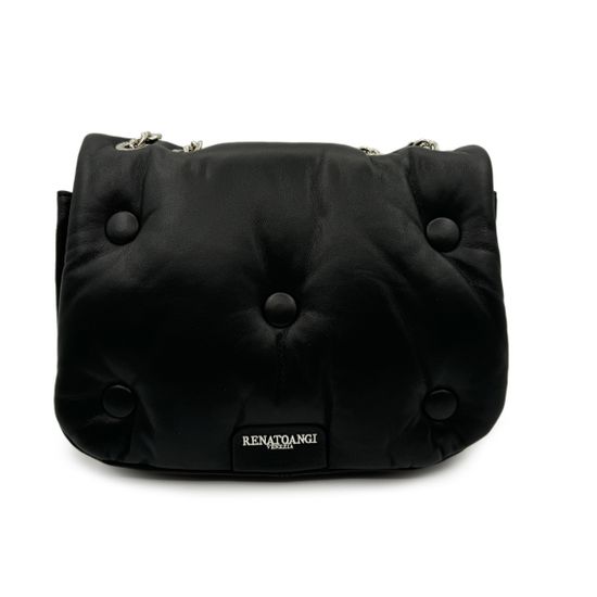Сумка Renato Angi черная кожаная - фото 1, 3203511 RA NERO