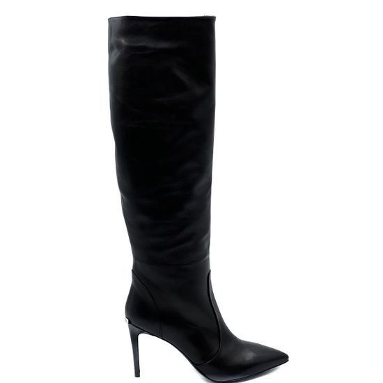 Сапоги Tiffi черные кожаные демисезонные - фото 1, N695/80DR TI NERO