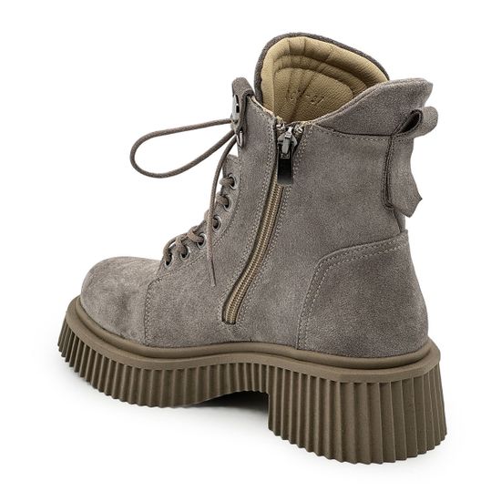 Ботинки LAB MILANO замшевые бежевые на байке - фото 3, 4112072SA LAB