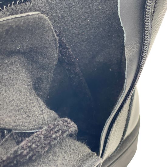 Ботинки Tiffi черные из лакированной кожи на шерсти - фото 7, A383 TI LAK NERO