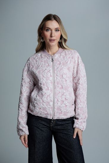 Бомбер Tuffoni розовато-бежевый - фото 1, 7726023 TUF BEIGE