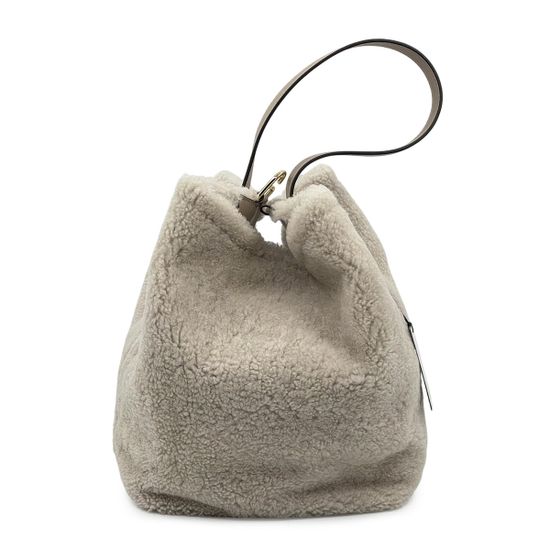 Сумка Loristella бежевая шерстеная - фото 3, 2931 LS BEIGE