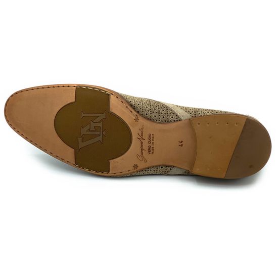 Туфли Giampieronicola бежевые замшевые - фото 4, 