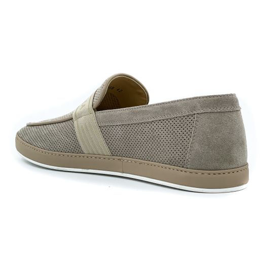 Слипоны Giampieronicola бежевые замшевые - фото 3, 10758C GPN