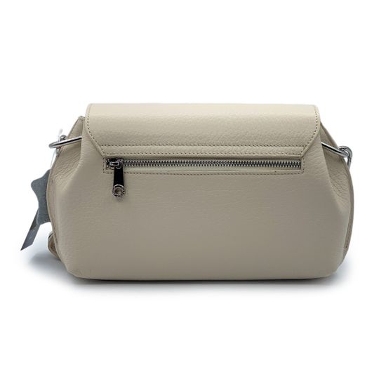 Сумка Di Gregorio бежевая кожаная - фото 3, 821 DG BEIGE