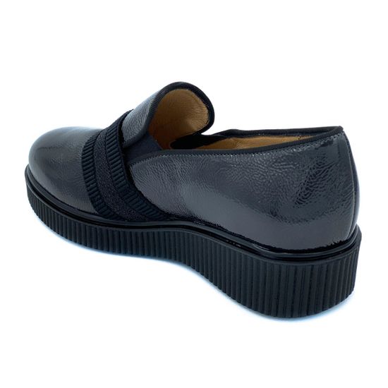 Полуботинки Donna Soft черные наплак демисезонные - фото 3, DS1241 DS FUMO