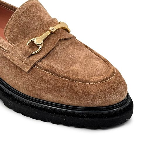 Лоферы MOT-CLE бежевые замшевые - фото 6, MOT3230 MOT CANGURO