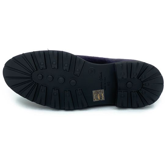 Ботинки Giampieronicola синие замшевые демисезонные - фото 4, 