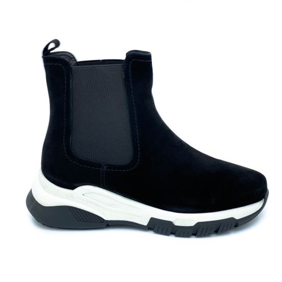 Ботинки Cover черные замшевые МЕХ - фото 1, 1537-2 COV