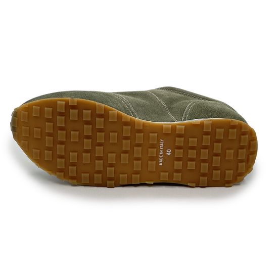 Кроссовки GIAMPIERONICOLA зеленые замшевые демисезонные - фото 4, 45602B GPN VERDE