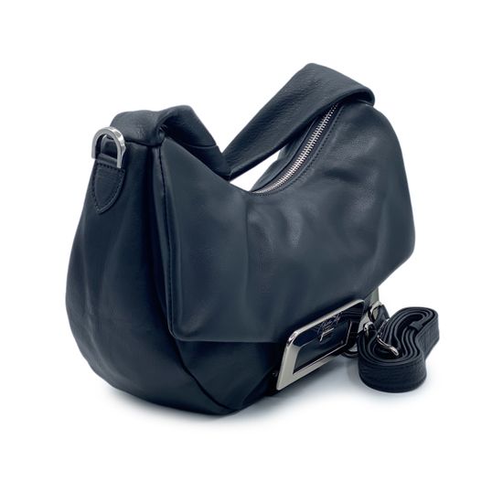 Сумка Renato Angi черная кожаная - фото 2, 