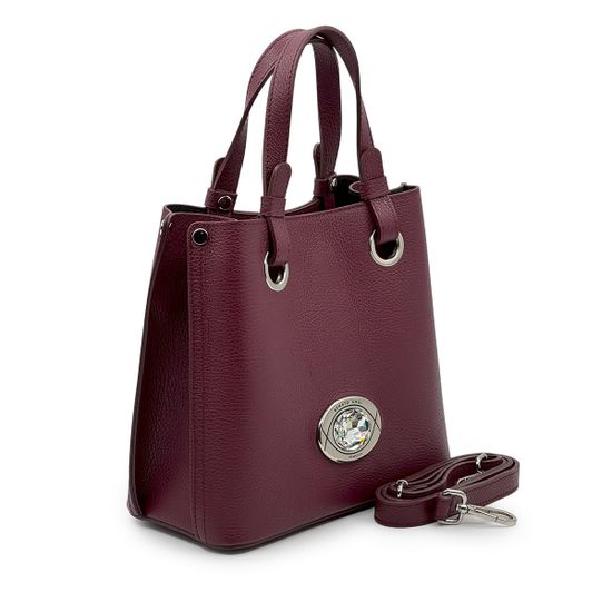 Сумка Renato Angi бордовая кожаная - фото 2, 3257901 RA BORDO