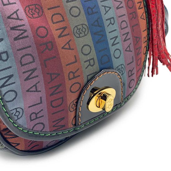 Сумка Marino Orlandi кожа/текстиль мультиколор - фото 4, 3389 MO MULT