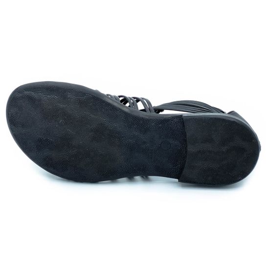 Босоножки Fru.it черные кожаные - фото 4, 