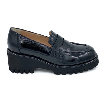 Лоферы Kelton черные наплак - фото 1, AG1314 KEL