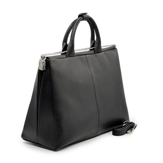 Саквояж дорожный Renato Angi черный кожаный - фото 2, 2600581 RA