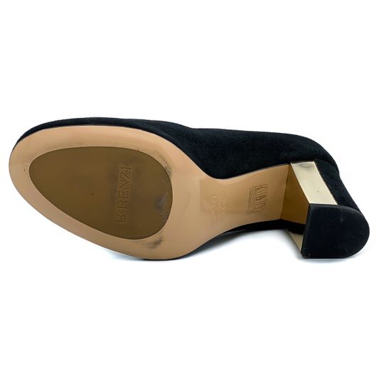 Туфли женские Renzi черные замшевые - фото 4, 504200D RZ